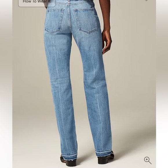 J Crew Mid-rise straight jean in Elise Wash - Picture 3 of 11